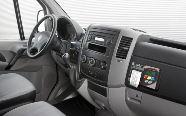 Záznamník teploty s tiskárnou G0221E print v kabině