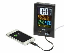 TFA 60.2537.01 budík s teploměr, vlhkoměrem Metroservis