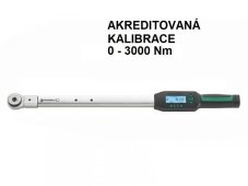 Akreditovaná kalibrace obostranného momentového klíče Metroservis 0 3000Nm