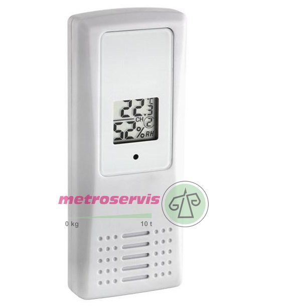 TFA 30.3054.10 teploměr vlhkoměr s 3 bezdrátovými senzory, ALARM