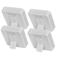 TFA 30.5053.02.04 Digitální teploměr s vlhkoměrem bílý (sada 4 ks) zadní strana