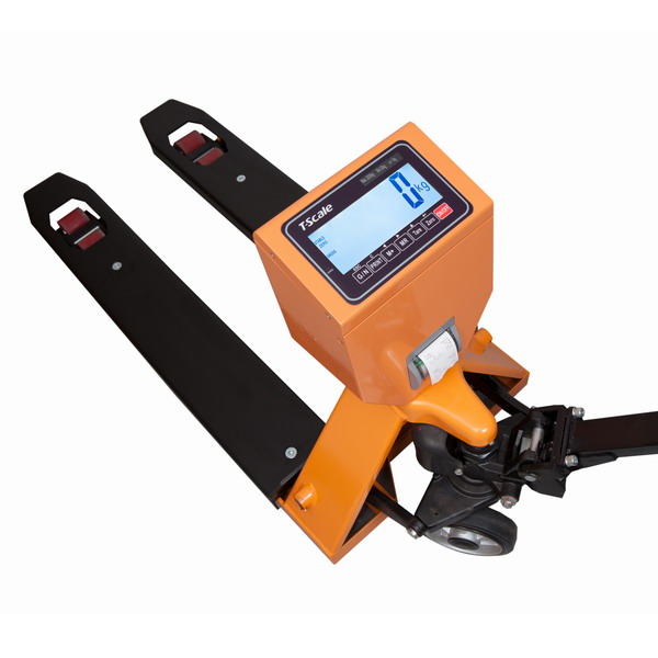 TPS-I M, 2 t/ 1 kg,  Paletový vozík s tiskárnou 555mm x 1160 mm