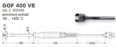 snímač povrchové teploty GOF 400
