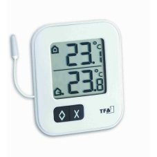 TFA 30.1043.02 digitální teploměr s interním a kabelovým čidlem