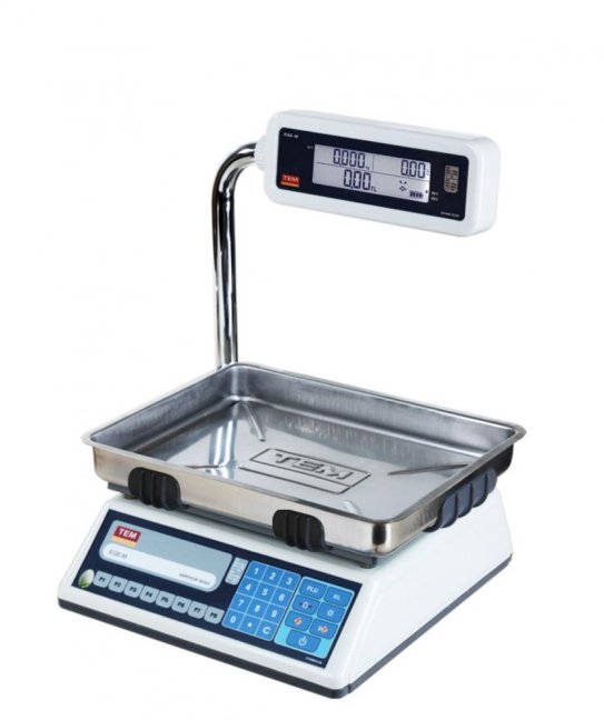 TEM EGE LCD do 15kg - s vaničkou a sklopným displejem