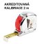 Akreditovaná kalibrace svinovacích metrů 2 m