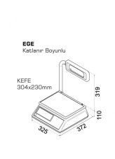 TEM EGE LCD do 15kg - s vaničkou a sklopným displejem