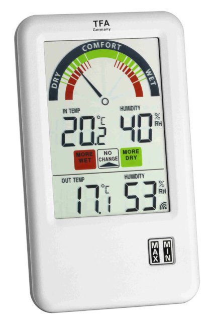 teploměr s vlhkoměrem TFA 30.3045.IT