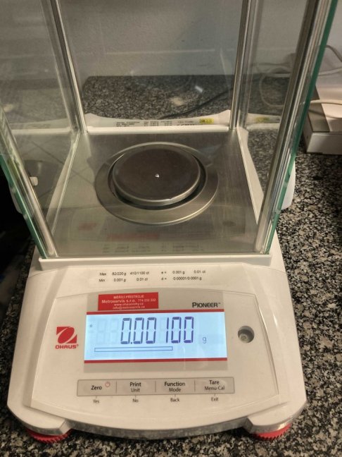 Standardní kalibrace závaží 1 mg - 500 mg, třídy M1, M2, M3, 6 a více kusů závaží