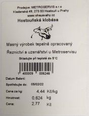 Obslužný software k etiketovacím vahám METTLER TOLEDO bPlus