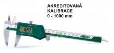 Akreditovaná kalibrace digitálního měřítka 0 1000 mm
