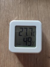 CX-1207 digitální  teploměr s vlhkoměrem bílý