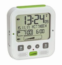 TFA 60.2538.02 budík s vibrační jednotkou a extra hlasitým zvoněním BOOM