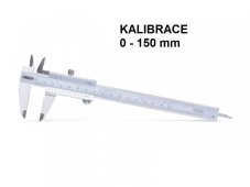 Kalibrace posuvek 0 150 mm Kalibrace posuvek 0 150 mm