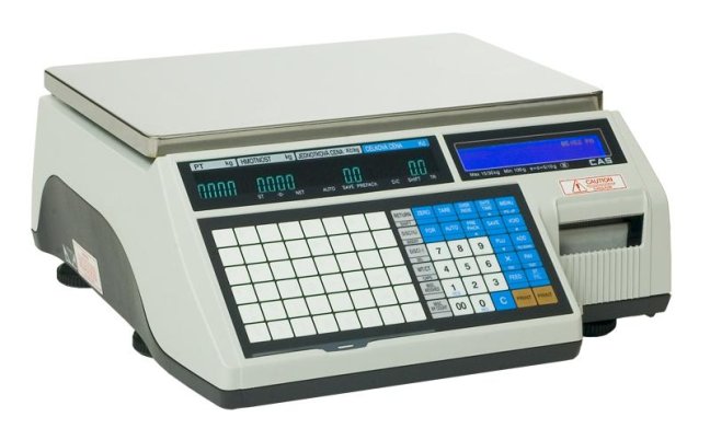 CL5500 15kg systémová a etiketovací vaha bez nožky Cas