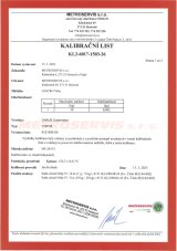 Kalibrace vah s váživostí do 30 kg