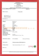 Standardní kalibrace 1