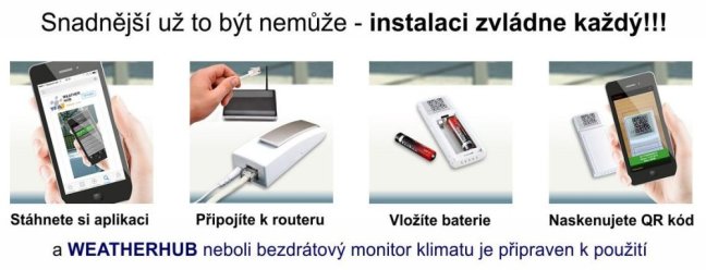 TFA 31.4001.02 bezdrátový monitor klimatu WEATHERHUB, instalace