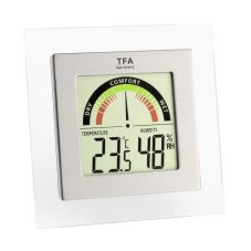 Digitální teploměr s vlhkoměrem s ukazatelem komfortní zóny TFA 30.5023 Digitální teploměr s vlhkoměrem s ukazatelem komfortní zóny TFA 30.5023
