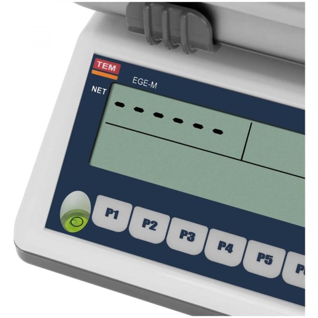 TEM EGE LCD do 15kg - s nerezovou vaničkou