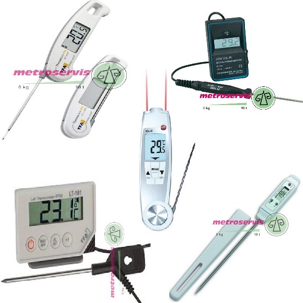 Akreditovaná kalibrace vpichových, vpichovacích teploměrů