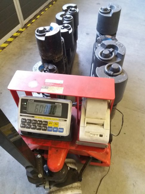 Akreditovaná kalibrace vah do 600 Kg