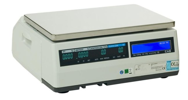 CL5500 15kg systémová a etiketovací vaha bez nožky Cas 2