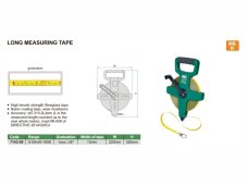 Měřící pásmo sklolaminátové 0-50 m, Insize