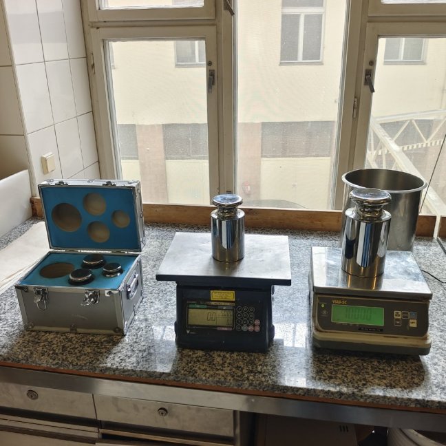 Akreditovaná kalibrace vah do 30 kg